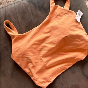 Old Navy Orange Square-Neck Tank